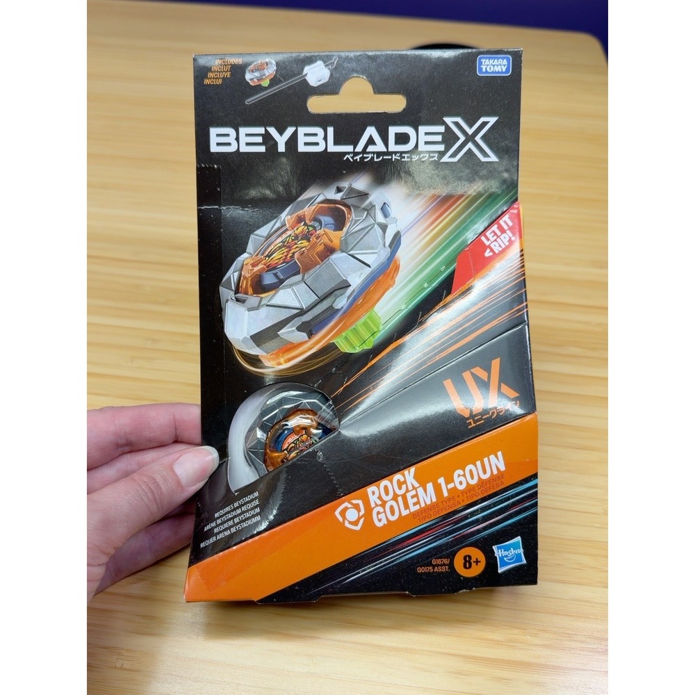 Beyblade X UX Rock Golem 1-60UN Starter Pack Hasbro Takara Tomy New